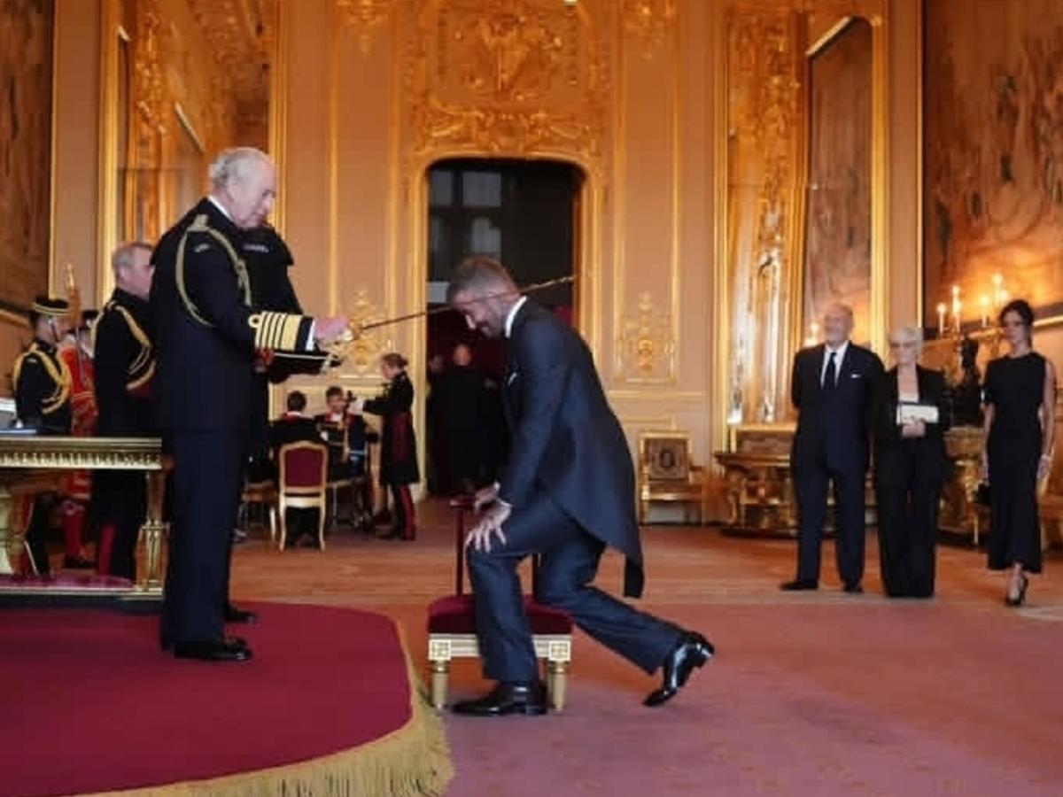 Рыцарь на футбольном поле: как Дэвид Бекхэм заслужил почётный старинный титул