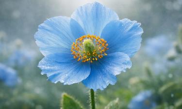 Январский посев позволяет меконопсису зацвести летом