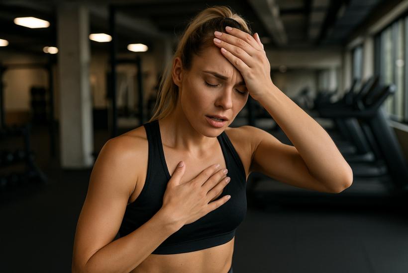 Головокружение у спортсменки