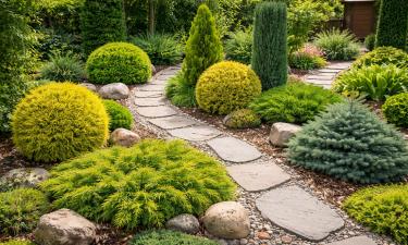 Туя Golden Tuffet растет до 40 см и выдерживает морозы до −40 °C