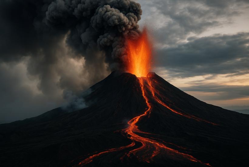 Извержение вулкана