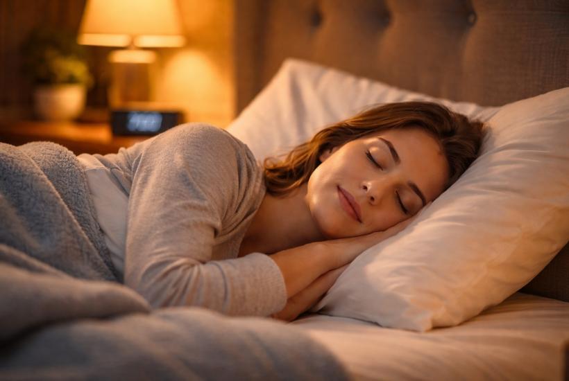 Девушка спит