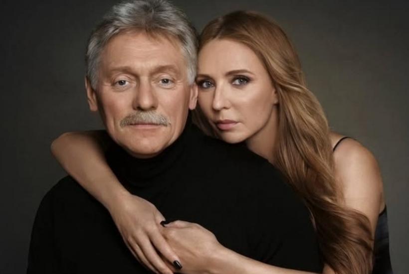 Пресс-секретарь Дмитрий Песков и фигуристка Татьяна Навка