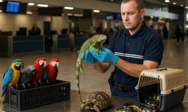 Российская таможня напомнила о запрете ввоза черепах и певчих птиц без документов