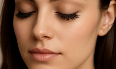 Ресницы становятся гуще при нанесении пудры под тушь