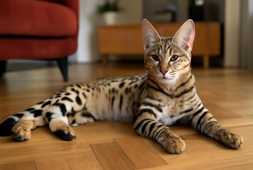 Кошка породы саванна Кошка породы саванна