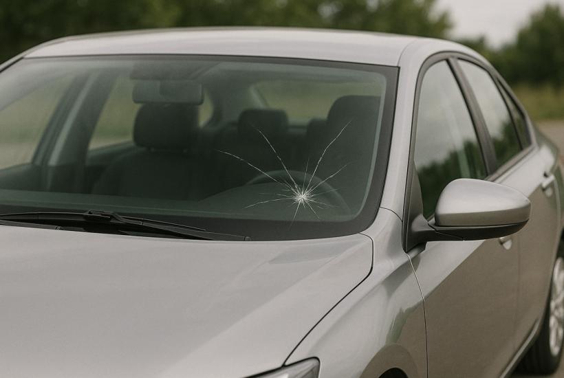 трещина на стекле