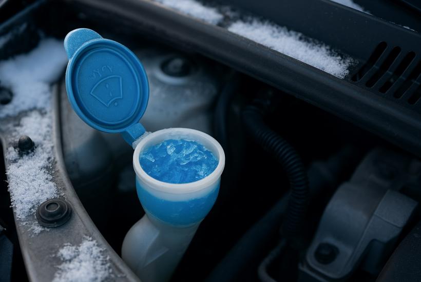 Замерзшая омывайка