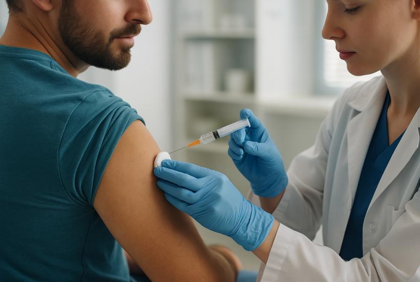 Вакцинация — укол в руку