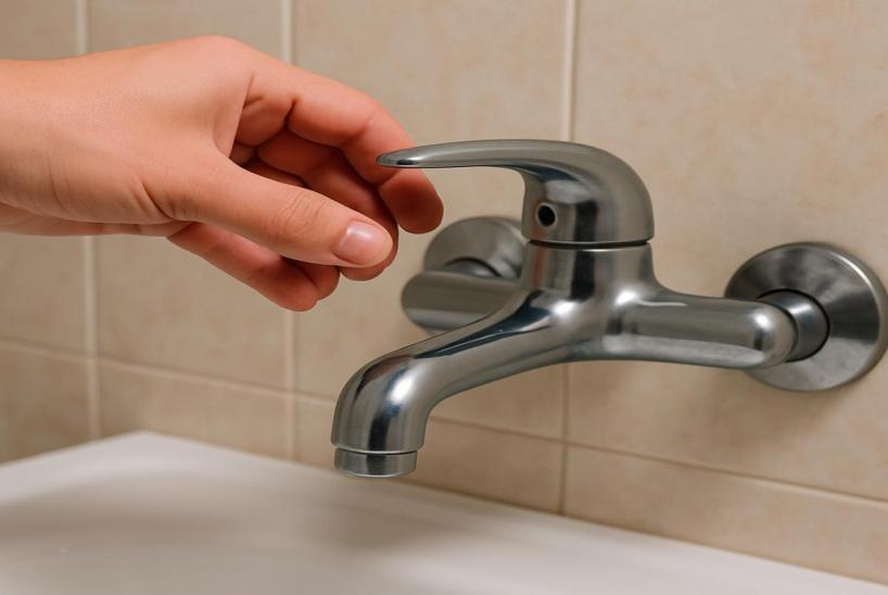 Современный кран