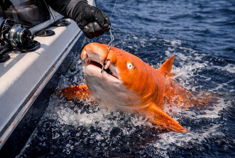 Оранжевая акула