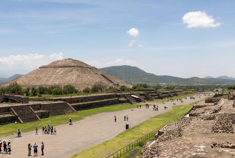 Пирамиды Теотиуакана в Мексике