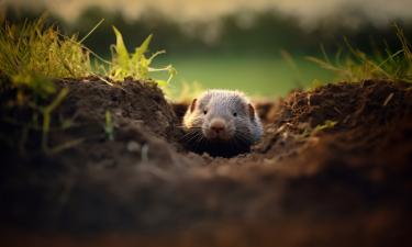 Карбид кальция, шумовые отпугиватели и запахи используют против кротов на огороде