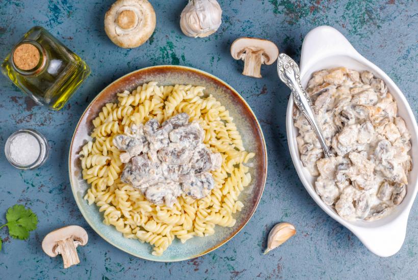 Паста с грибами