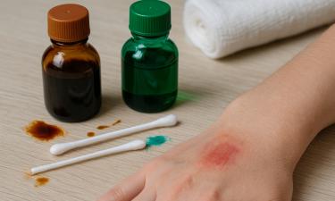 Йод и зелёнка могут замедлять заживление ран и вызывать ожоги