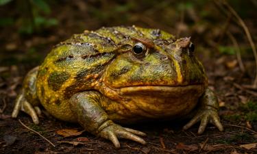 Новые рекордные размеры лягушки до 75 см и 3,3 кг зафиксировали биологи