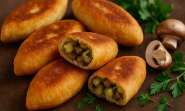 Добавление сметаны делает структуру теста на кефире более рыхлой