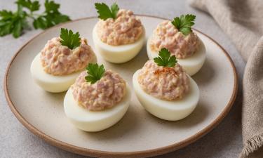 Баланс вкуса в фаршированных яйцах описал шеф-повар Тайлер Флоренс