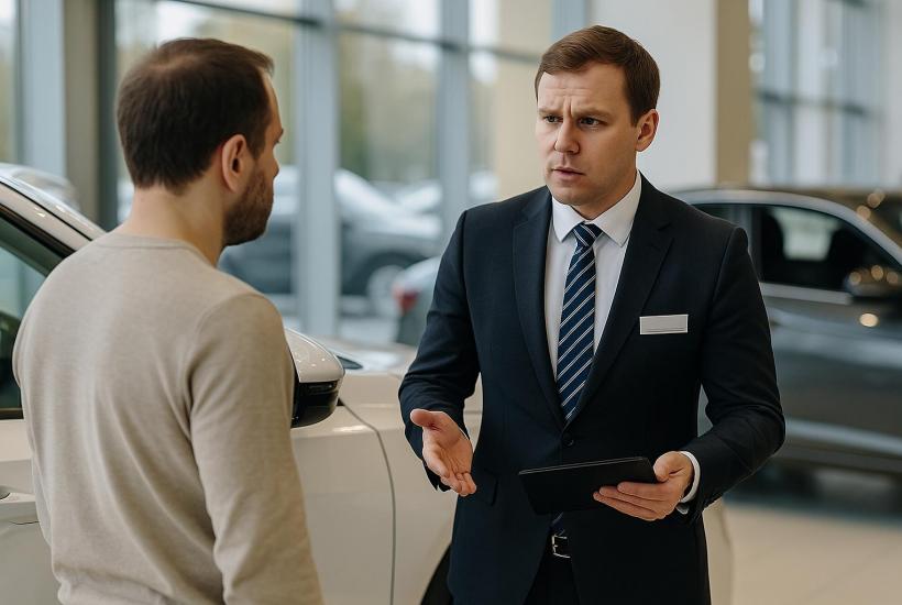 Конфликт в автосалоне