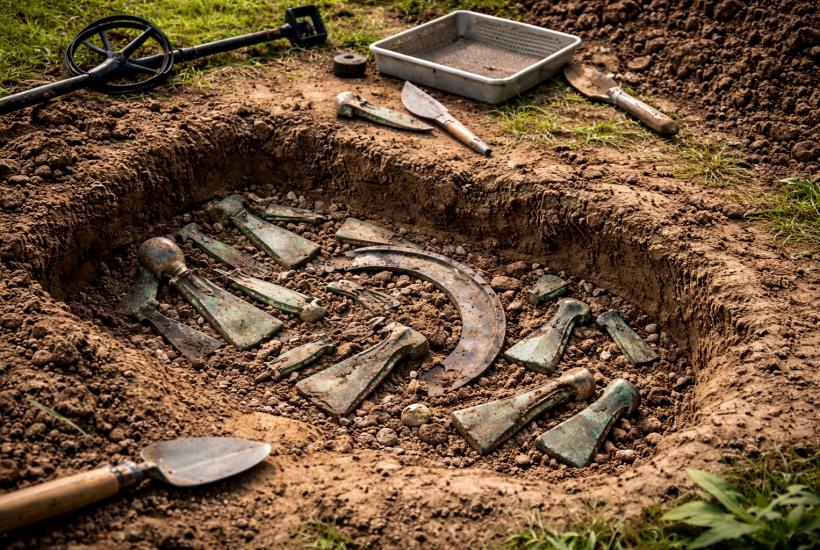 В Кляйн-Нойдорфе найдено 310 бронзовых артефактов — доктор Яспер фон Рихтгофен