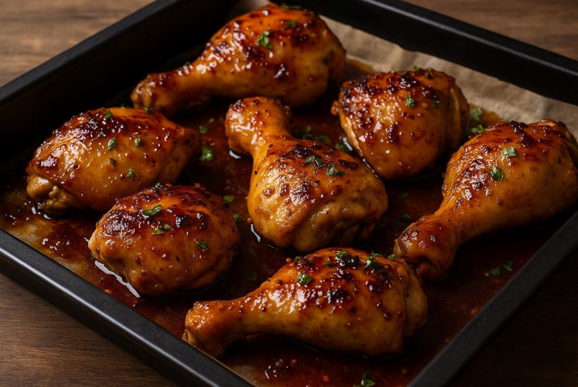 Курица в медово-горчичном соусе