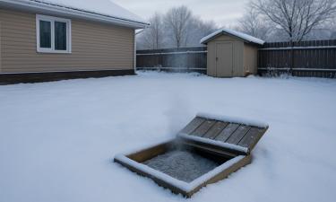 Древесная зола нейтрализует запахи в выгребной яме