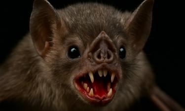 Летучие мыши вынуждены висеть вниз головой при отдыхе из-за строения лап