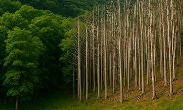 Порог в 4°C вызывает падение продуктивности лесов — Nature Communications