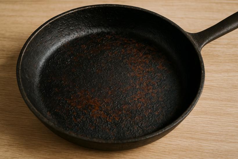 Сковорода с нагаром