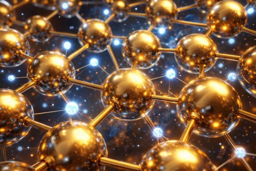 Кристаллическая структура гидрида золота