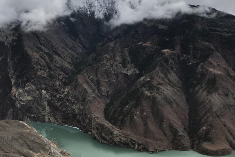 Вид на Гоцатлинское водохранилище