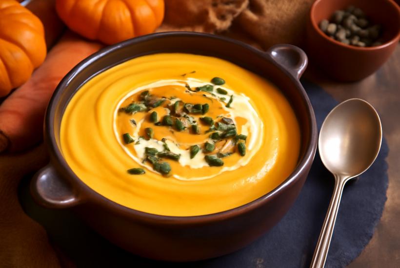 Тыквенное пюре со сливками