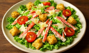 Помидоры можно добавить в салат с крабовыми палочками вместо риса