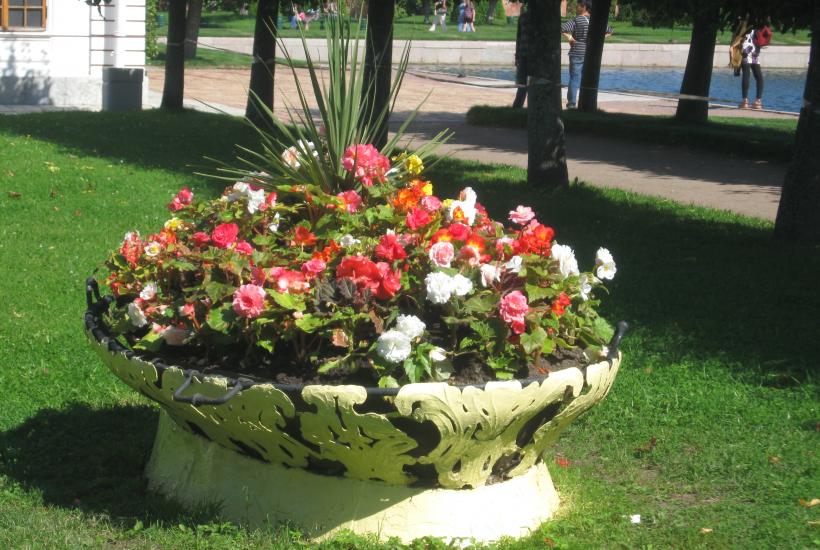Цветочная клумба