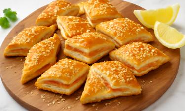 Сливочный сыр улучшает структуру слоёной закуски с рыбой