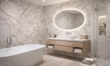 Эффект мрамора — без стройки: новая альтернатива захватывает ванные комнаты