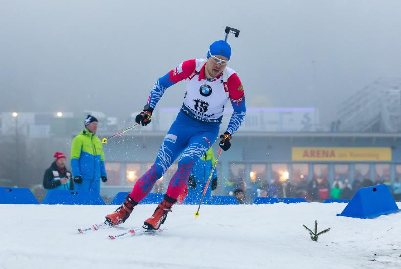 Биатлонист Матвей Елисеев