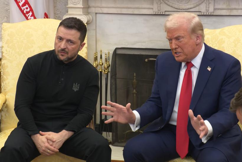 Президент США Дональд Трамп вступил в конфликт с Владимиром Зеленским Президент США Дональд Трамп вступил в конфликт с Владимиром Зеленским