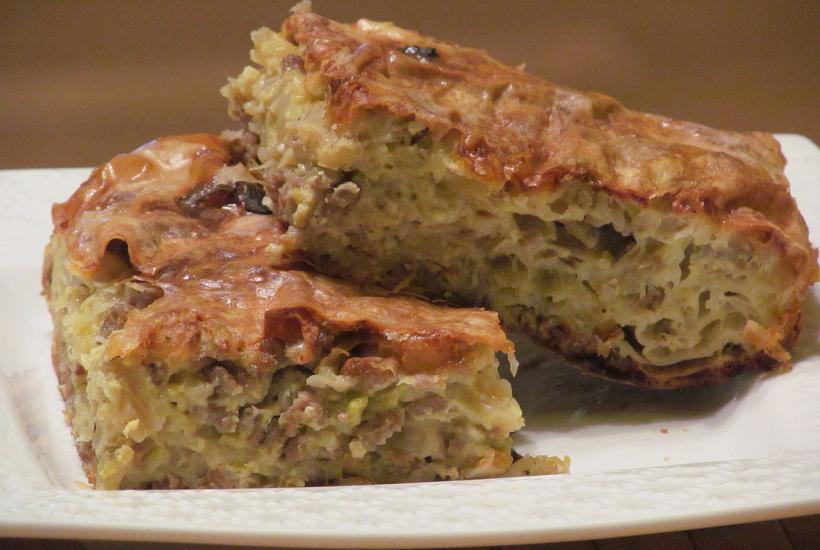 Пирог с мясом