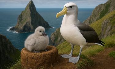 Птенец толще папы: странная стратегия выживания на острове Пирамида