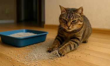 Грязный лоток повышает риск цистита и инфекций у кошек — Ouest-france