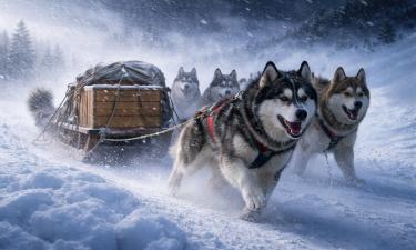 Ездовые собаки преодолели 1085 км во время Великой гонки — AP News