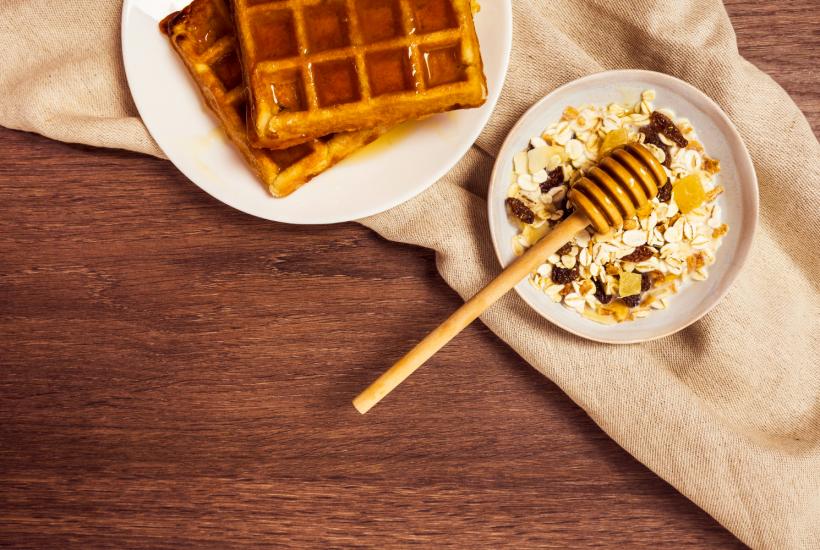 Вафли с медом