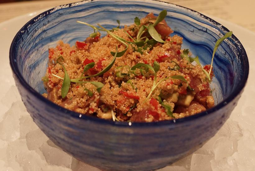 Киноа с овощами