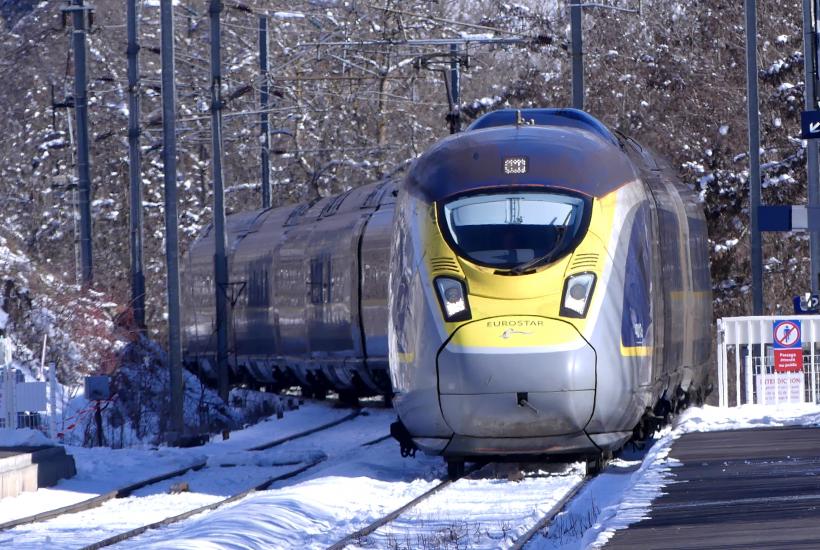 Eurostar e320 arrivant à Aime-la-Plagne (janvier 2023)