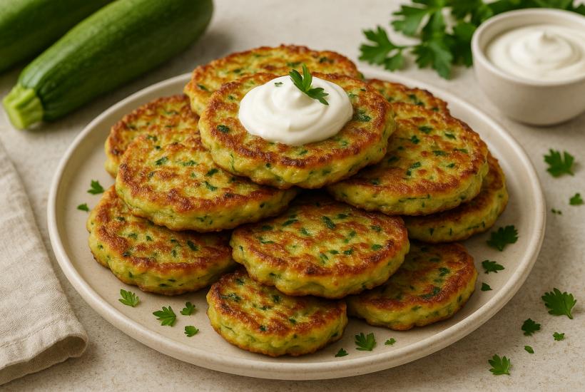 Кабачковые оладьи Кабачковые оладьи