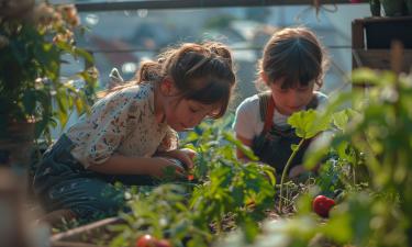 Дети развивают ответственность через садовые задачи — INDEPENDENT