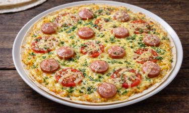 Аромат как из пиццерии, вкус — ещё ярче: быстрая пицца получается дерзко вкусной