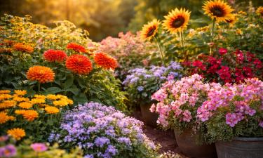 Бегония iCandy цветёт в полутени и не боится дождя