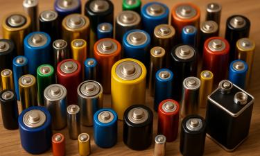 Декор из старых батареек способствует развитию экопривычек